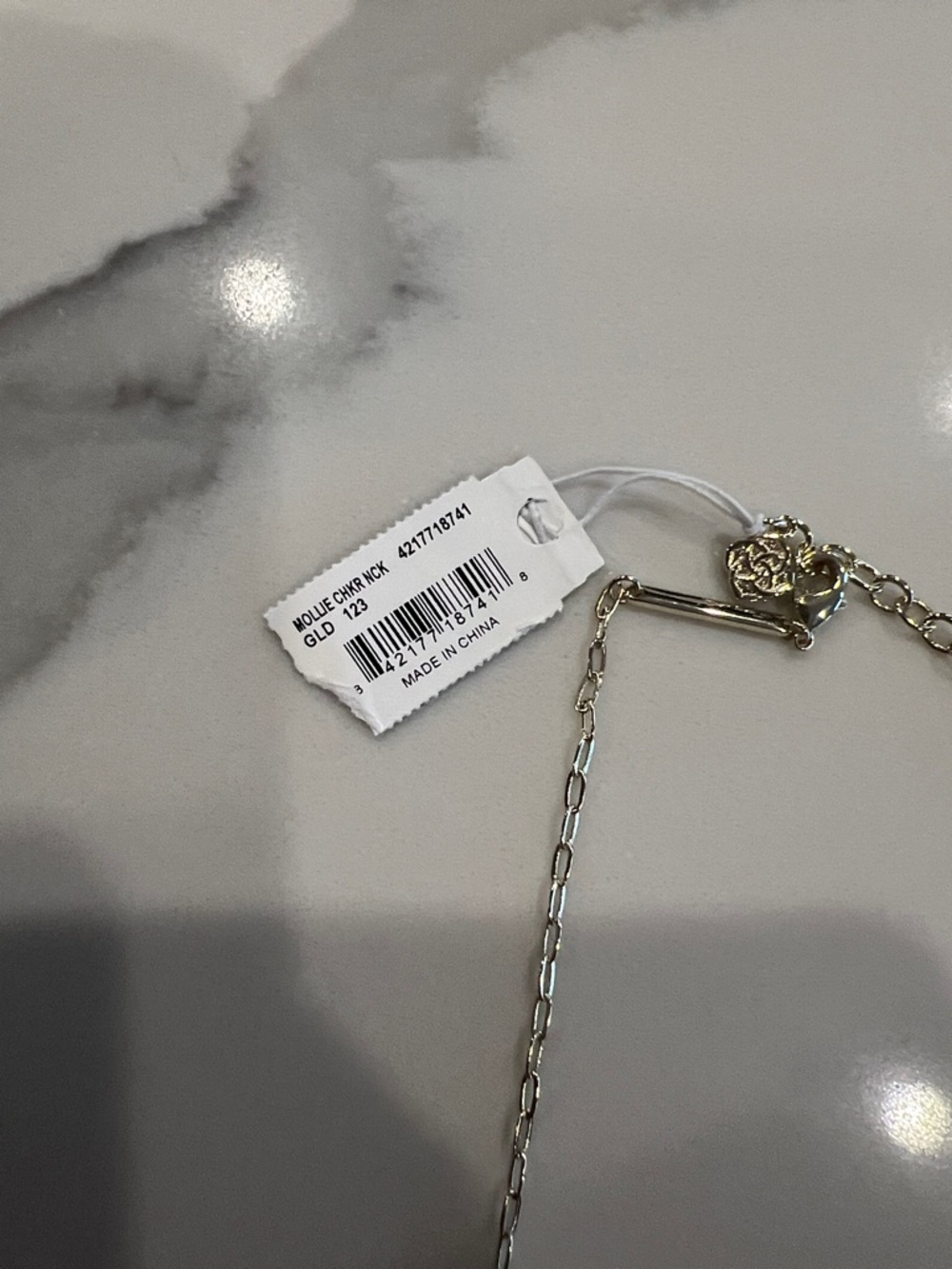 Kendra Scott Gold Necklace with Pearl Charms - Picture 3 of 4